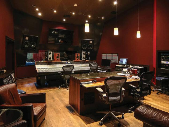 Blackbird Studio D control room