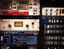 Studio B's great lineup of outboard gear.